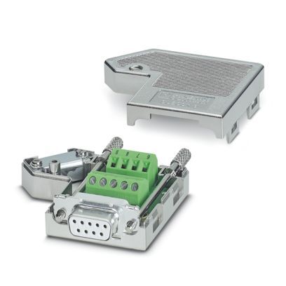 2761499 D-Sub Connector, 9 Positions, 26 to 18, 26 to 16 AWG Wire, ABS Housing