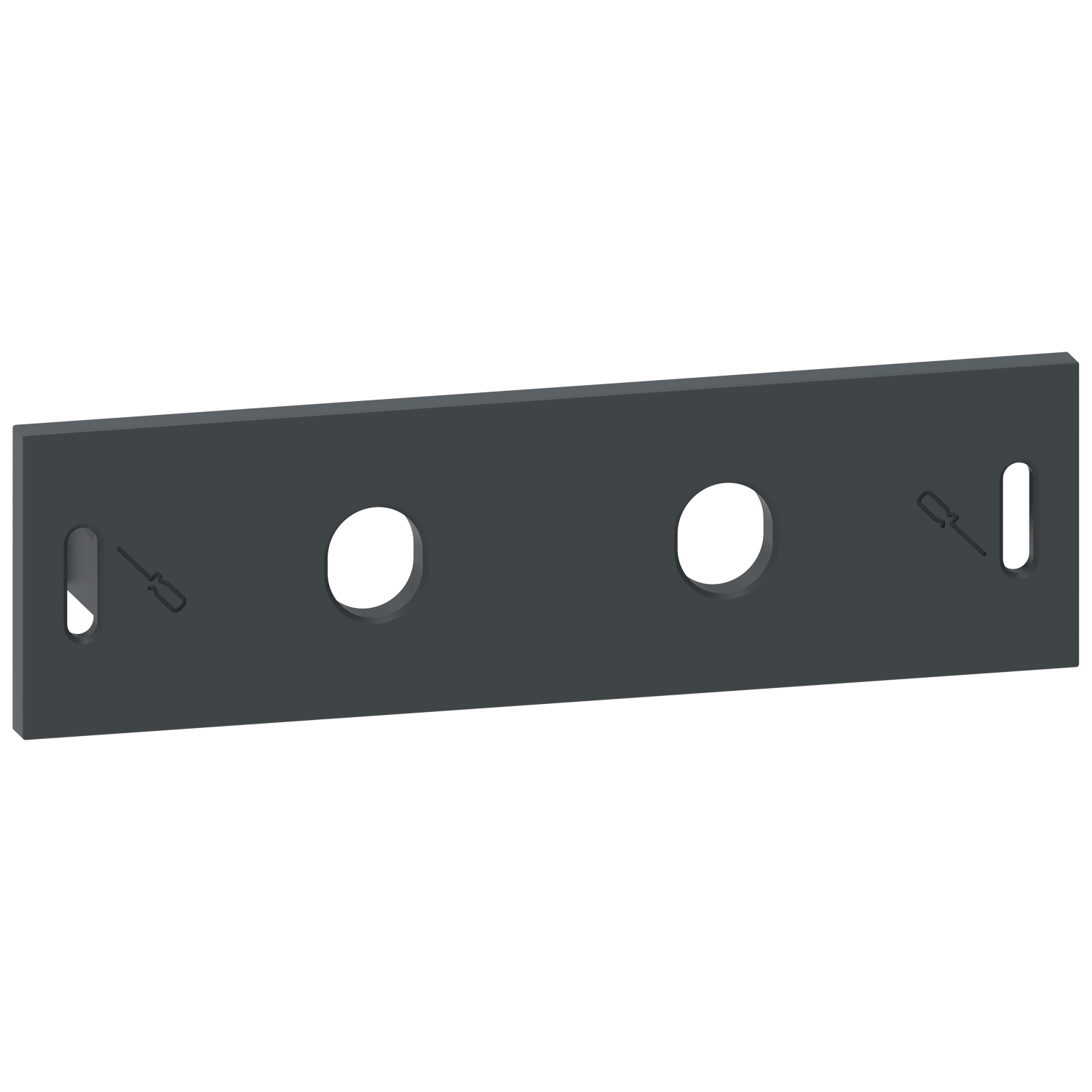 LA9G3704 LA9G Plate Front Protection Cover, 20 mm H x 35 mm W x 110 mm D