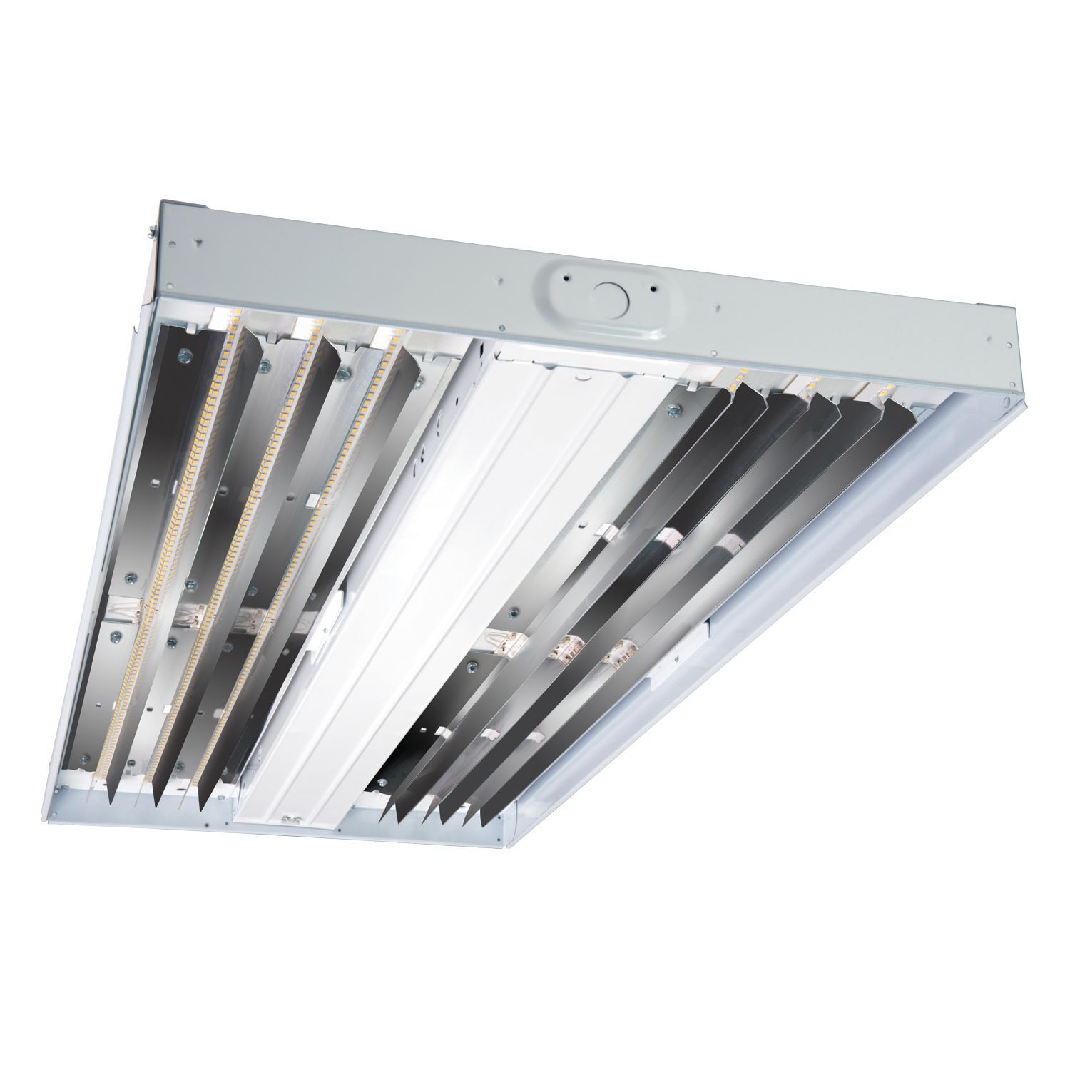 HB-SPM Metalux Single Monopoint Industrial Day-Brite Hanging Kit, For Use With 3/4 in Conduit Mounting, Fixture Hook, Loop and Safety Hook