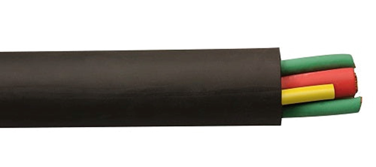 GGC Round Cable, 4 AWG, 3 Conductors, 1000 Foot Reel