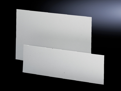 6028015 Front Panel With M5 Threaded Bolt, 520 mm W x 500 mm H, Aluminum