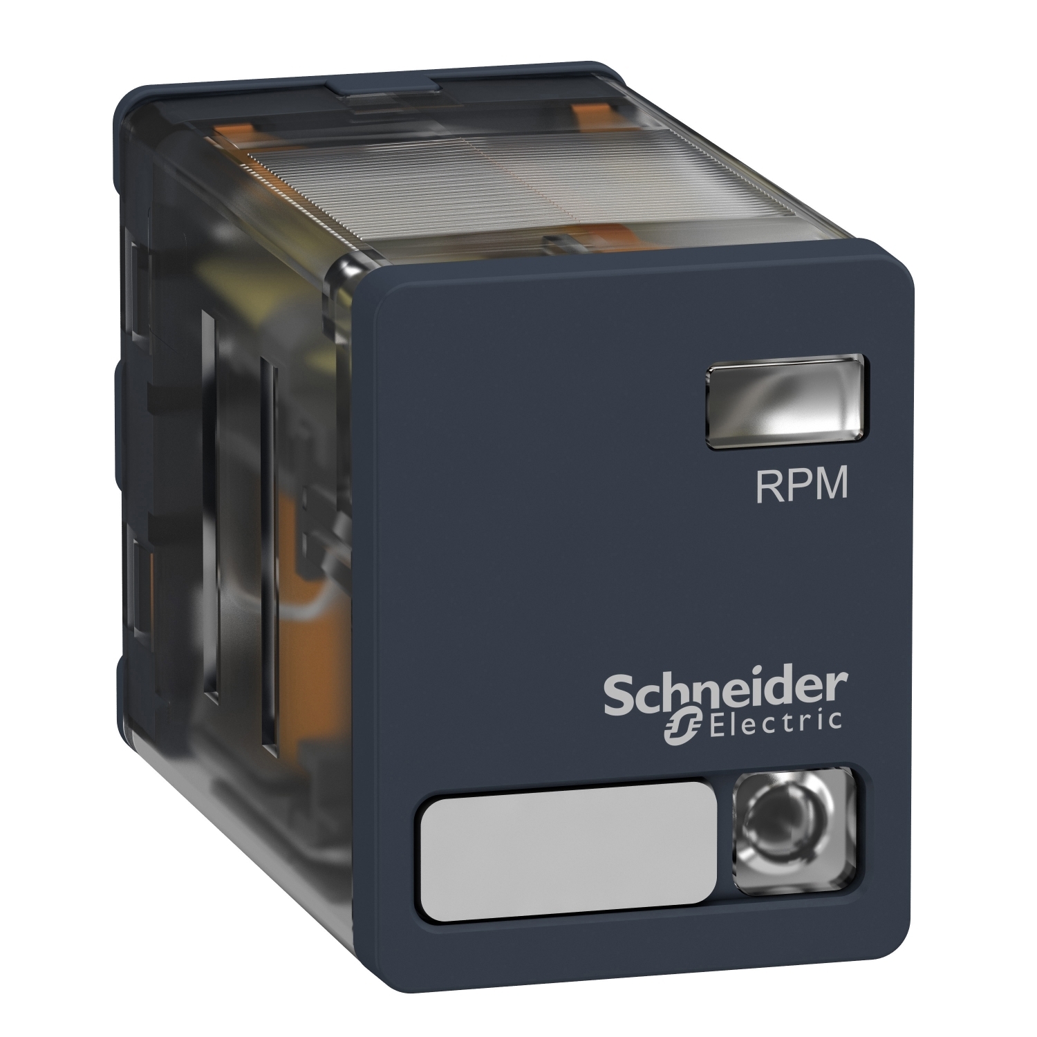 RPM23BD Zelio Power Relay With Adapter and LED, 15 A, 2NO-2NC 2 Form C DPDT Contact, 24 V DC V Coil