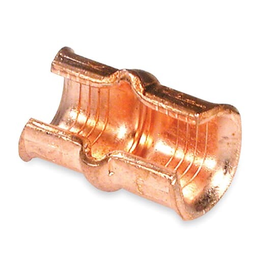 54745 Color-Keyed Standard C-Tap Compression Connector, C Shape, 1 Taps, 2/0 to 1 AWG Main/Run, 12 to 1 AWG Tap, Copper