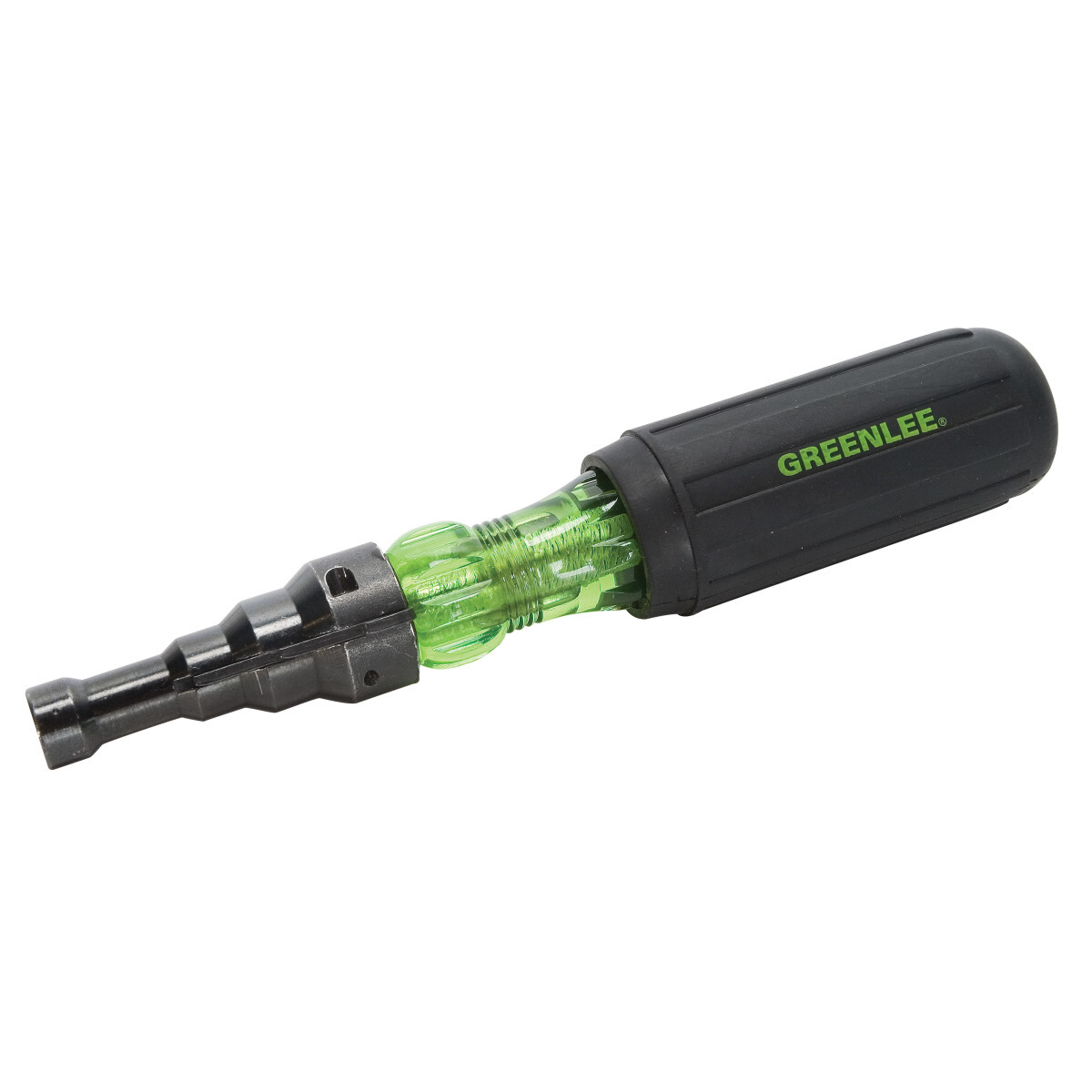 9753-11C Conduit Reaming Screwdriver, Hooded/Flat Point, 7-7/16 in OAL, Black Oxide