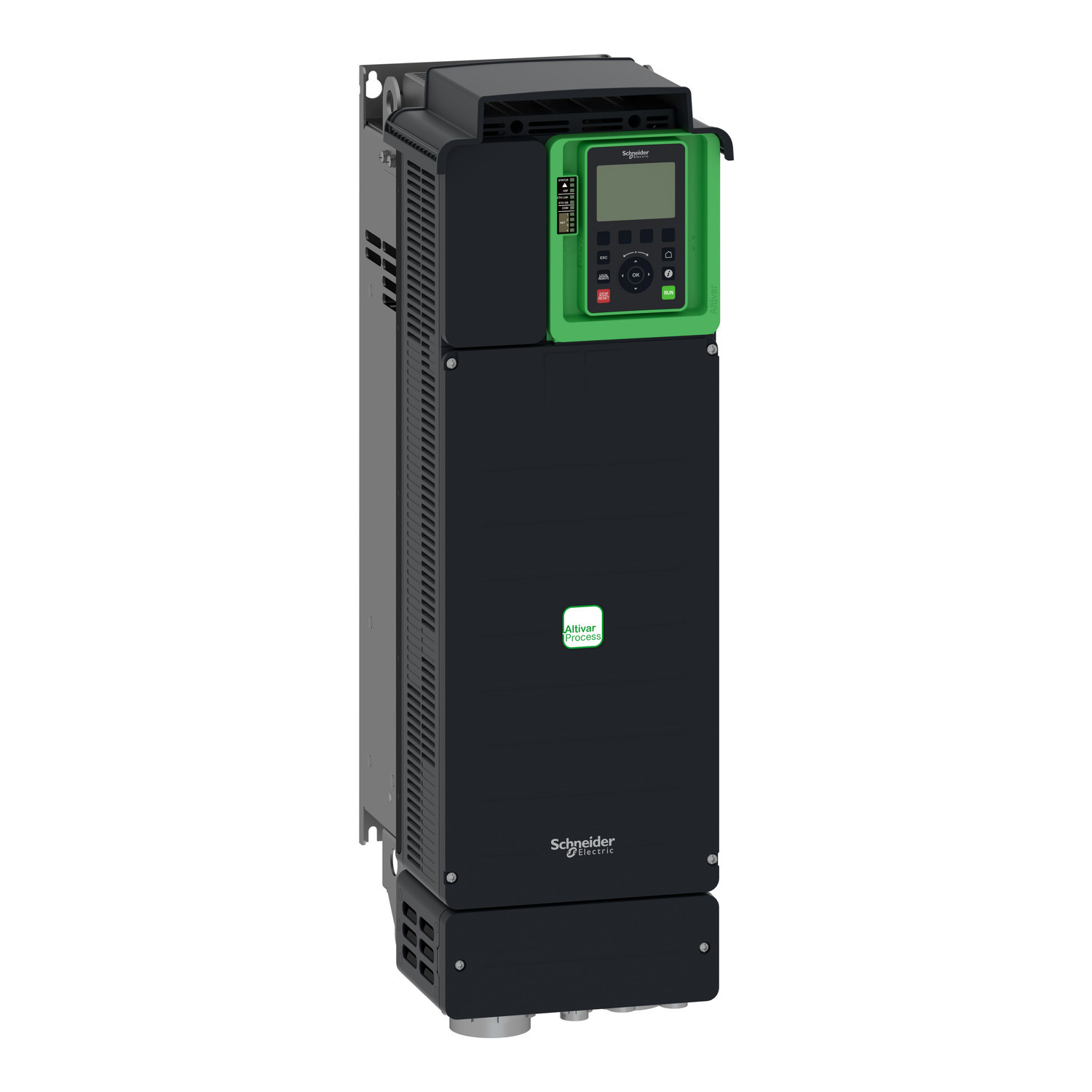 ATV630D18M3 Altivar 3-Phase Variable Speed Drive, 230 V, 63.4 A Heavy Duty/78.4 A Normal Duty, 25 hp, 226 mm W x 271 mm D