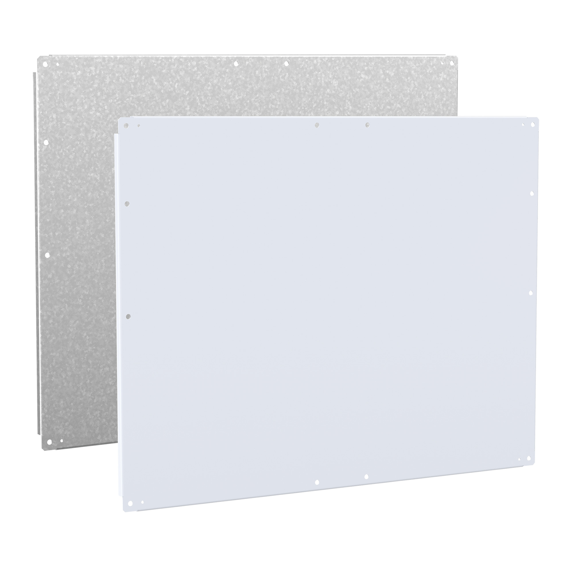 A61P68N A38P Enclosure Panel, 68 in W x 61.16 in H, 10 ga Steel, White