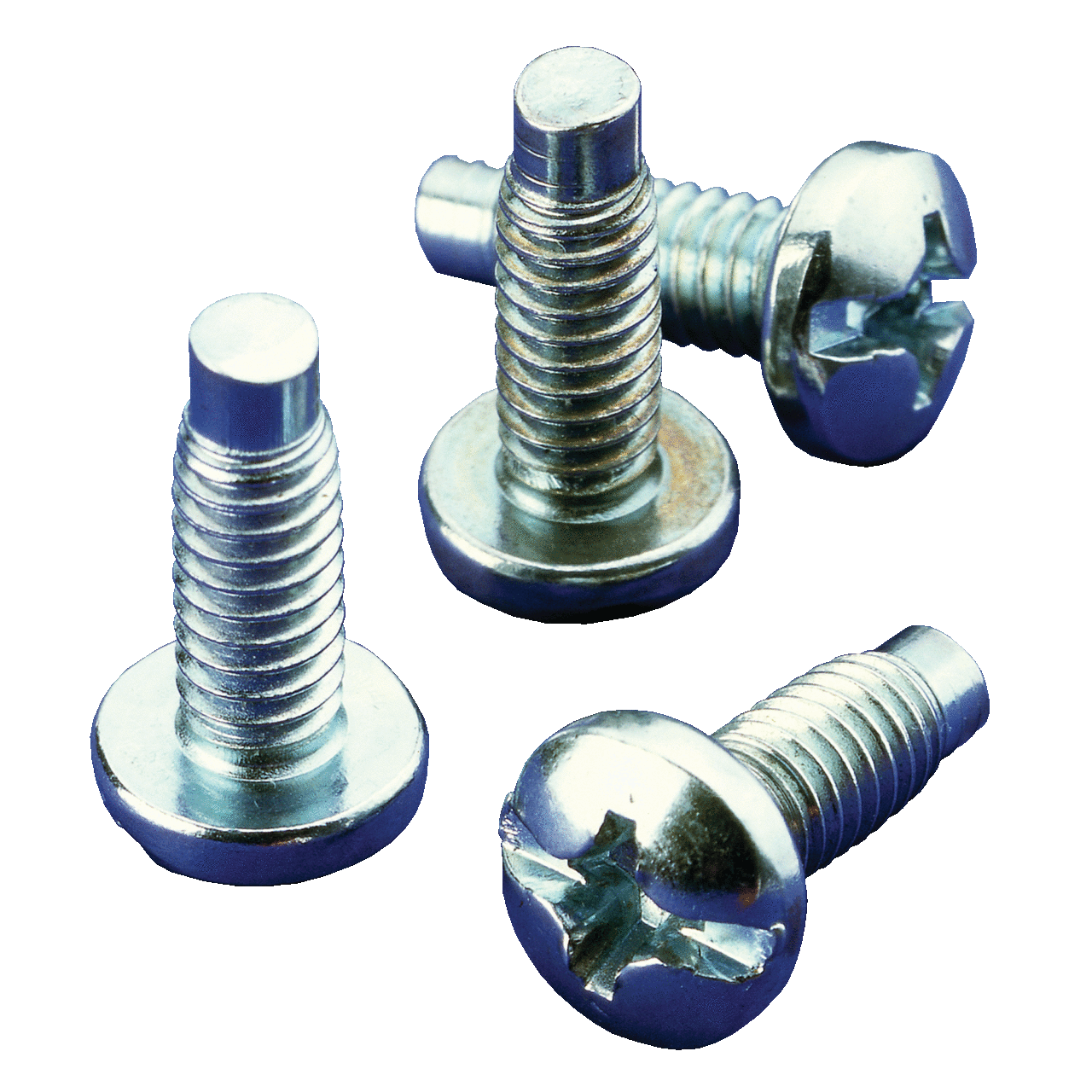 ES1224B Screw Package, 12-24 x 5/8 in Combo Head, Steel, Black