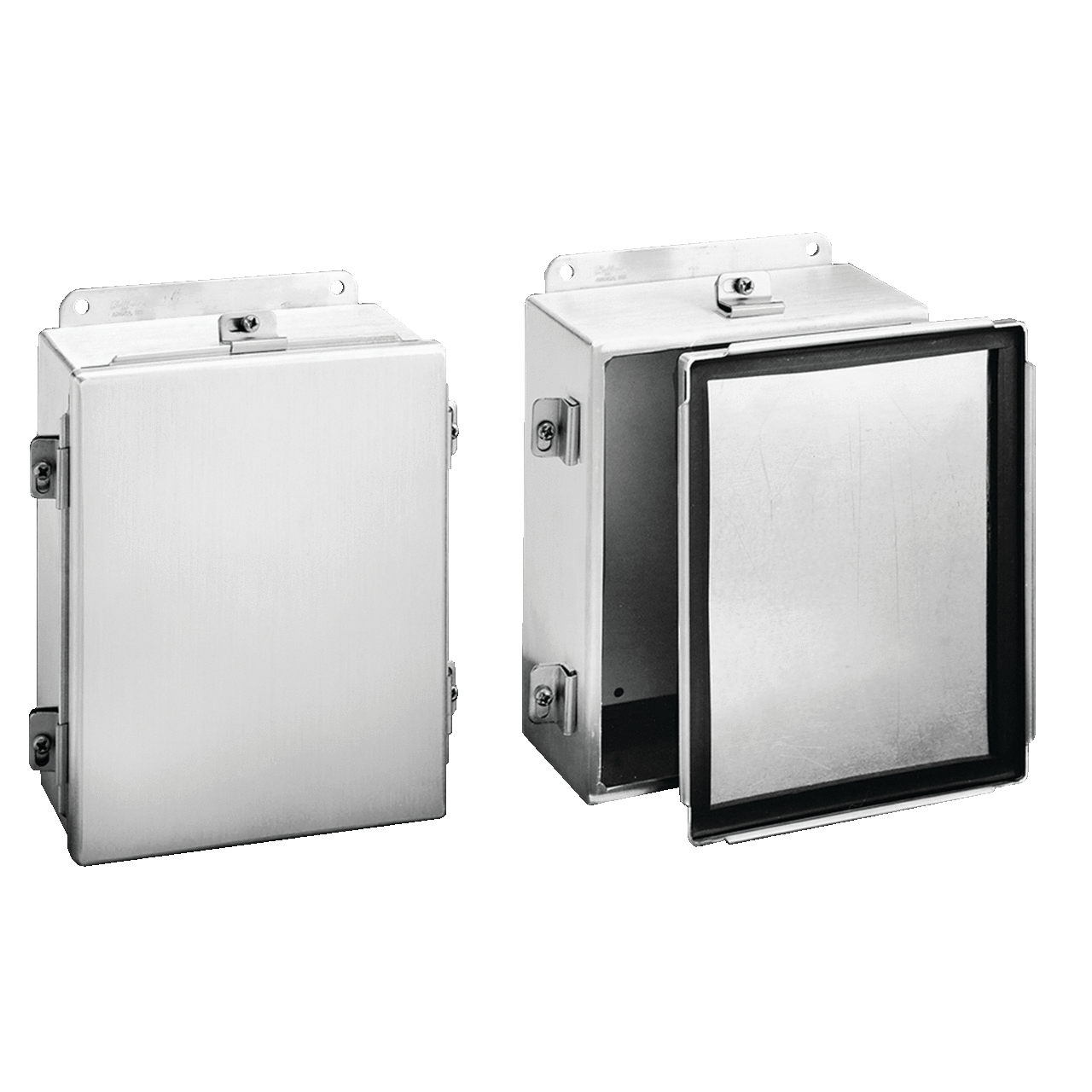 A1008NFAL Junction Box, 10 in H x 8 in W x 4 in D, Screw Clamp/Solid Cover, NEMA 4X/IP65 NEMA Rating, Aluminum