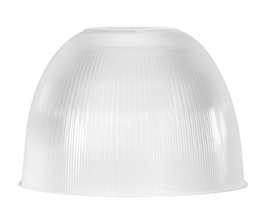 R16PF Reflector, Prismatic Shape, 11 in H x 16-3/4 in W, Ceiling Mount, Acrylic