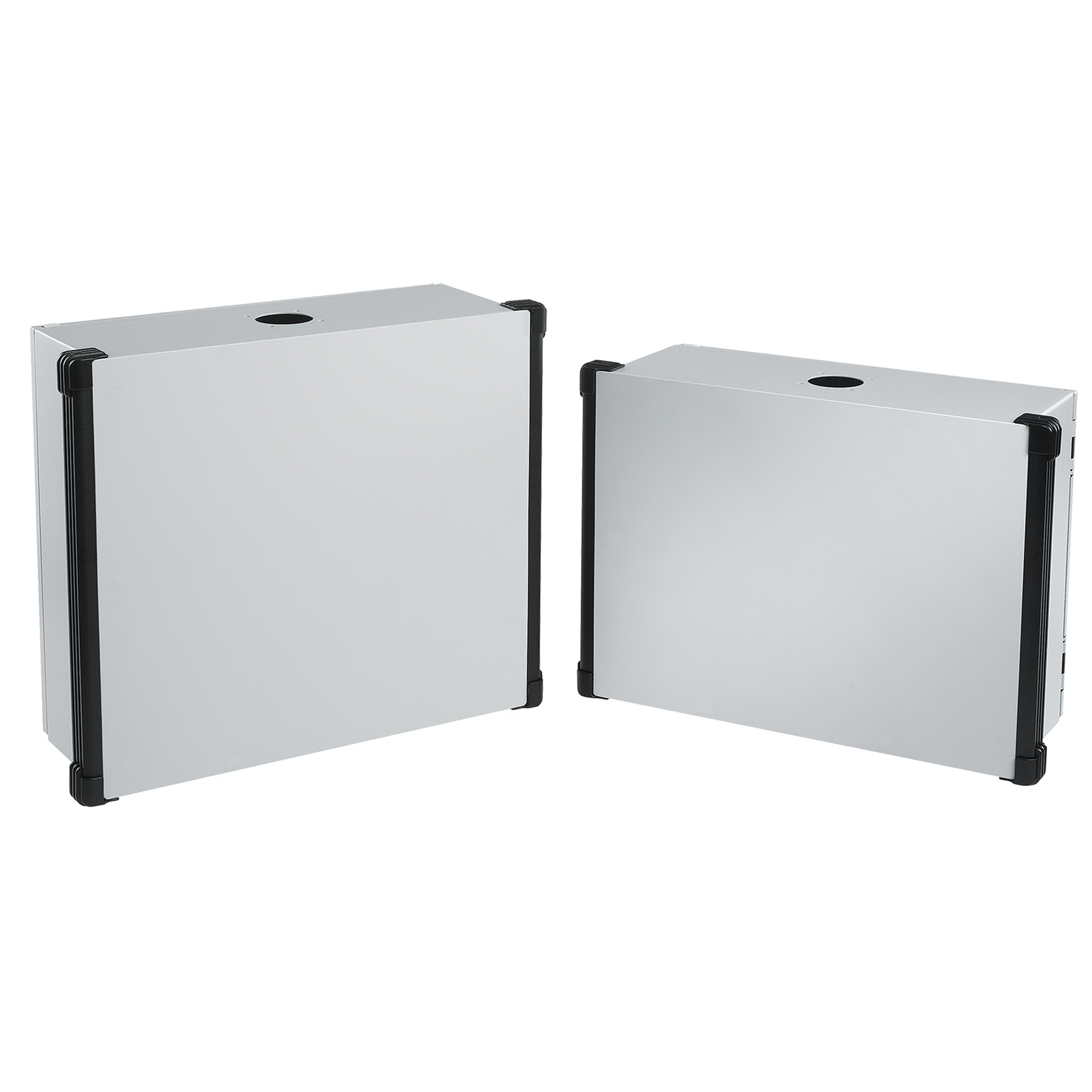 CP354518 Concept C2 Series HMI Enclosure With Black Extrusion, 350 mm L x 450 mm W x 180 mm D, NEMA 4/IP66 NEMA Rating, Steel