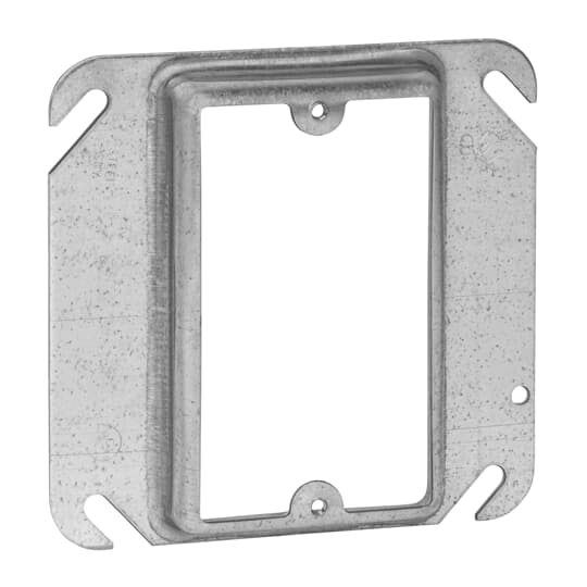 52-C-14-30 Steel City Outlet Box Cover, 4 in L x 4 in W, Steel