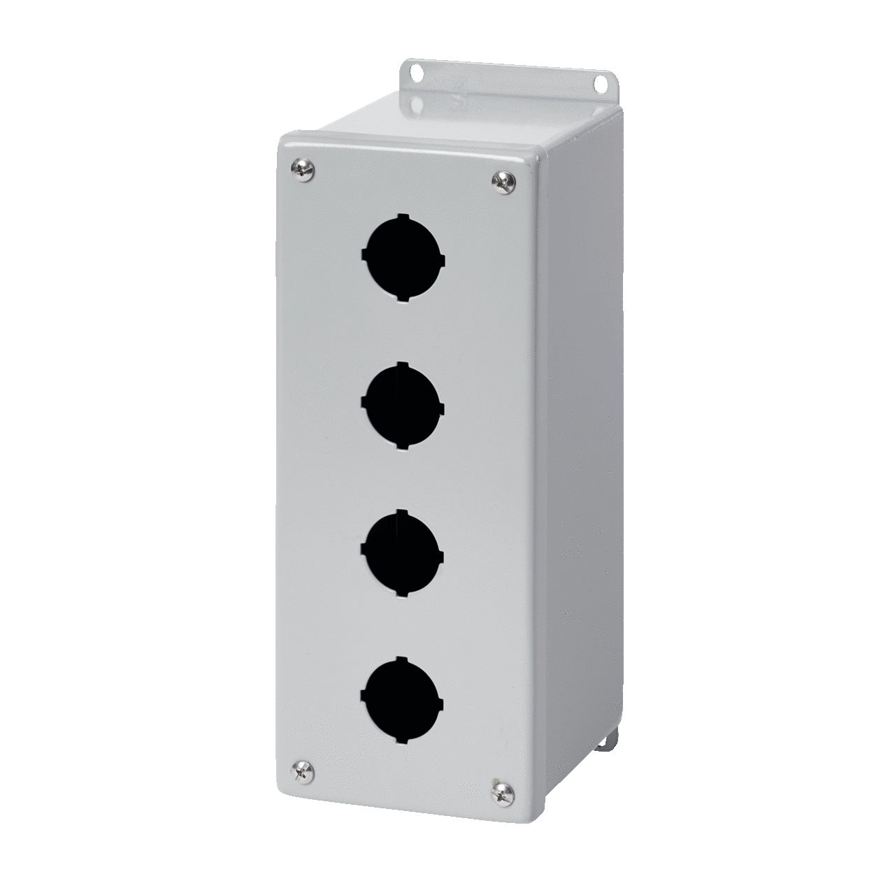 E2PBX4 PB1 Extra Deep Pushbutton Enclosure, 6 in L x 4 in W x 4-3/4 in D, NEMA 4/IP66 NEMA Rating, Steel