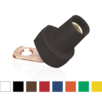 16F21-UR Rhino-Hide 16 Series 1-Pole Taper Nose Female Terminal Connector, 600 V AC, 400 A, 2 to 4/0 AWG Wire, NEMA 3R NEMA Rating