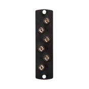 5F100-6MT OPT-X SDX Precision Molded Fiber Optic Adapter Plate, ST Duplex End A, (6) Multi-Mode/Single-Mode Fiber