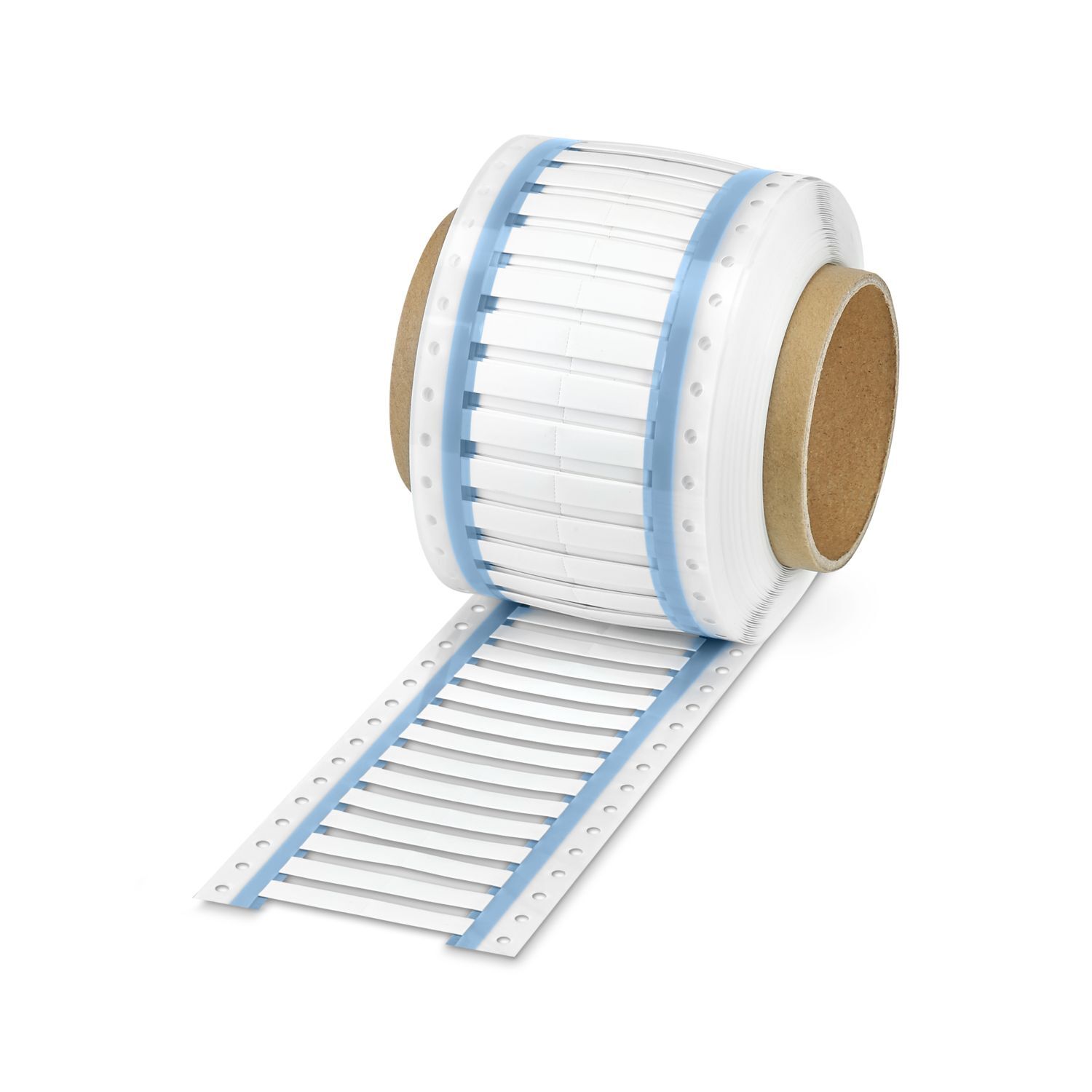 0800388 Perforated Shrink Sleeve, 1.6 to 4.8 mm Dia Wire, White Marker, Polyolefin