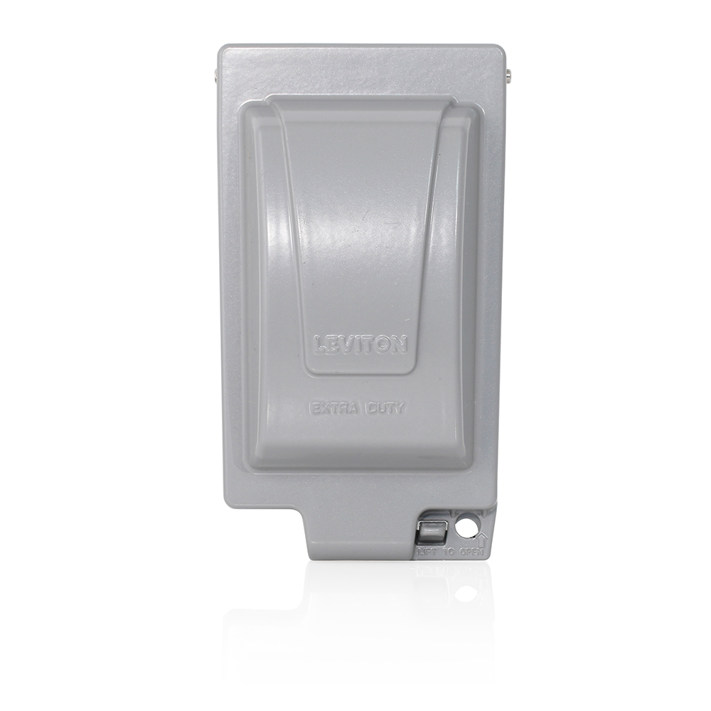 IUM1V-GY Extra Duty While-In-Use Cover, 6.83 in L x 3.86 in W x 3.3 in D, Weatherproof Cover, Aluminum