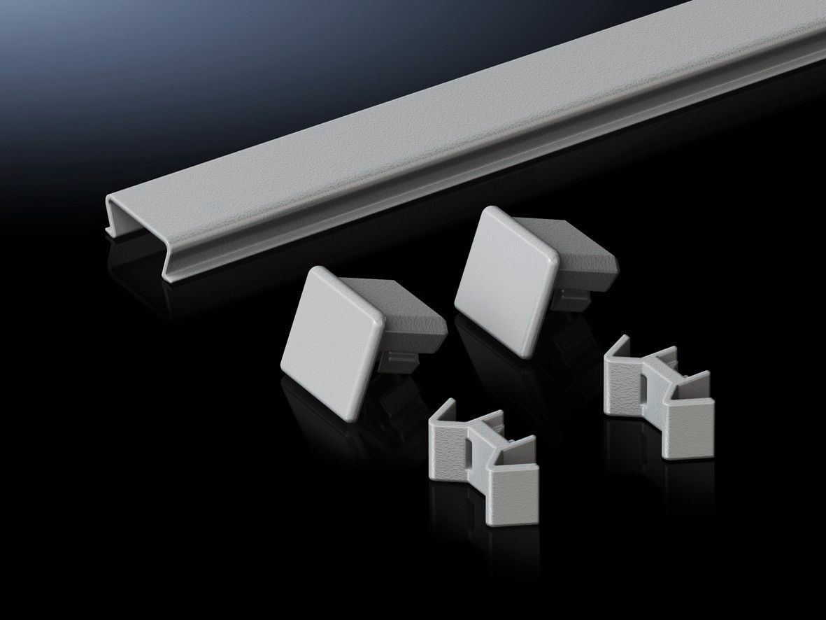 8800825 Rectangle Top Baying Cover, For Use With TS Series 1200 mm D Enclosure, Plastic, Light Gray