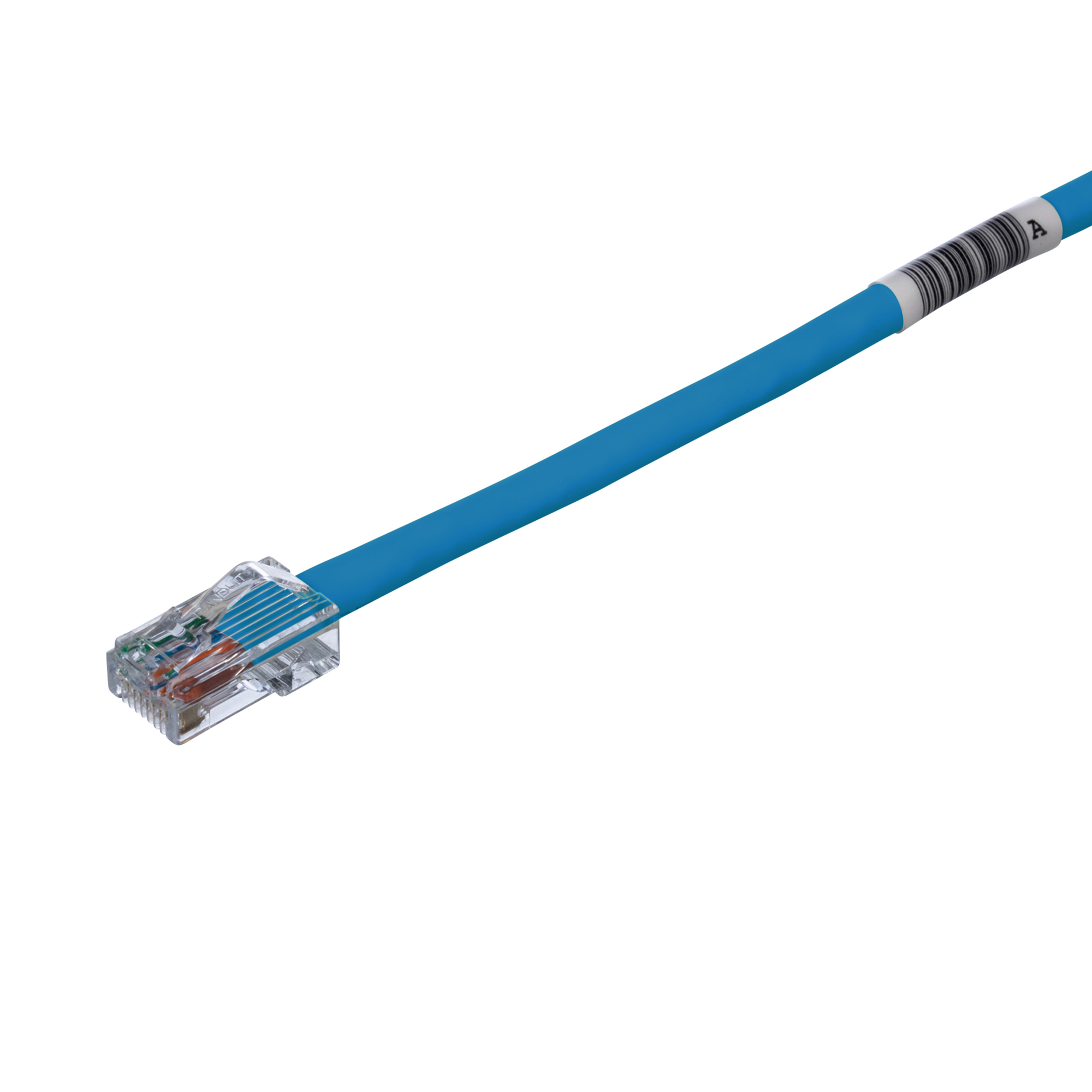 UTPCH2MBUY PanNet TX5e U/UTP Patch Cord, Cat 5e, 24 AWG Stranded Copper Conductor, RJ45 Modular Plug Connector, 2 m L Cord