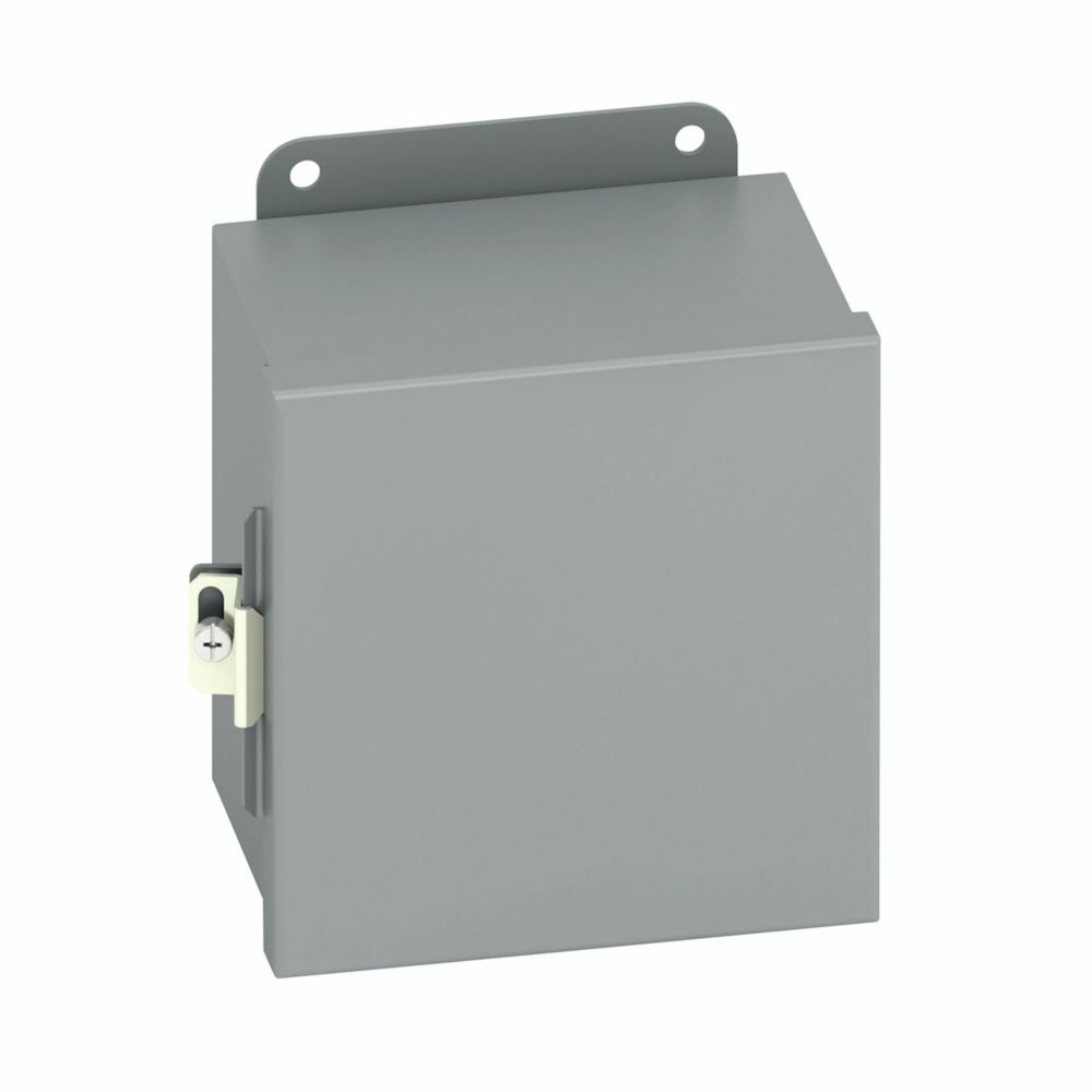 16106-12CHC Premier JIC Enclosure, 10 in W x 6 in D x 16 in H, NEMA 12/IP65 NEMA Rating, Carbon Steel