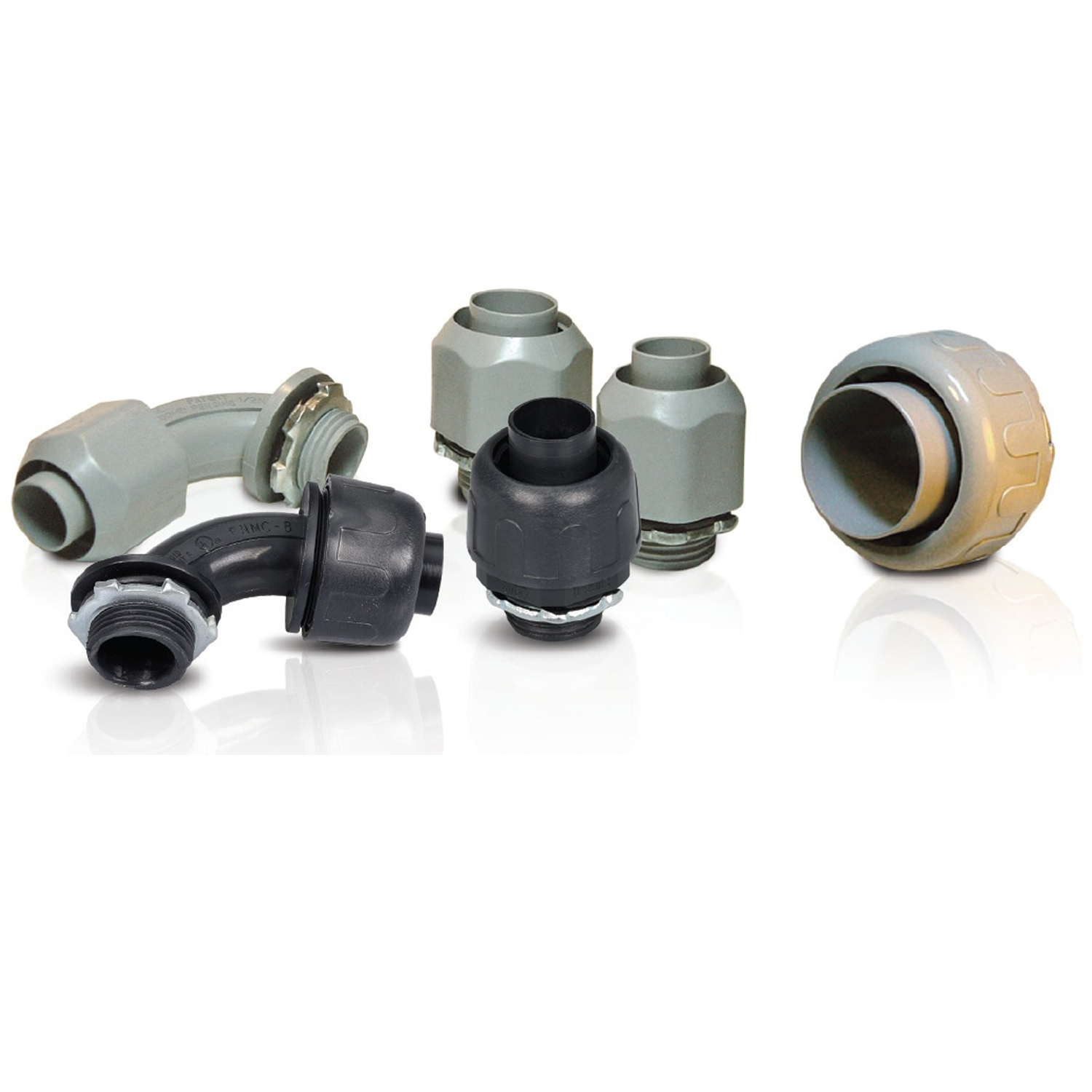 3/4" Gray PVC 90 Degree Connector