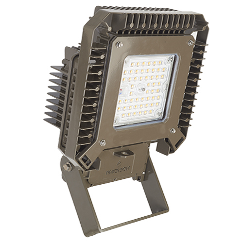 AMLGL8CG6BU Areamaster Enclosed Gasketed Floodlight Fixture, LED Lamp, 150 W Fixture, 120/277 VAC, 170/300 VDC, Architectural Bronze Polyester Coated Housing