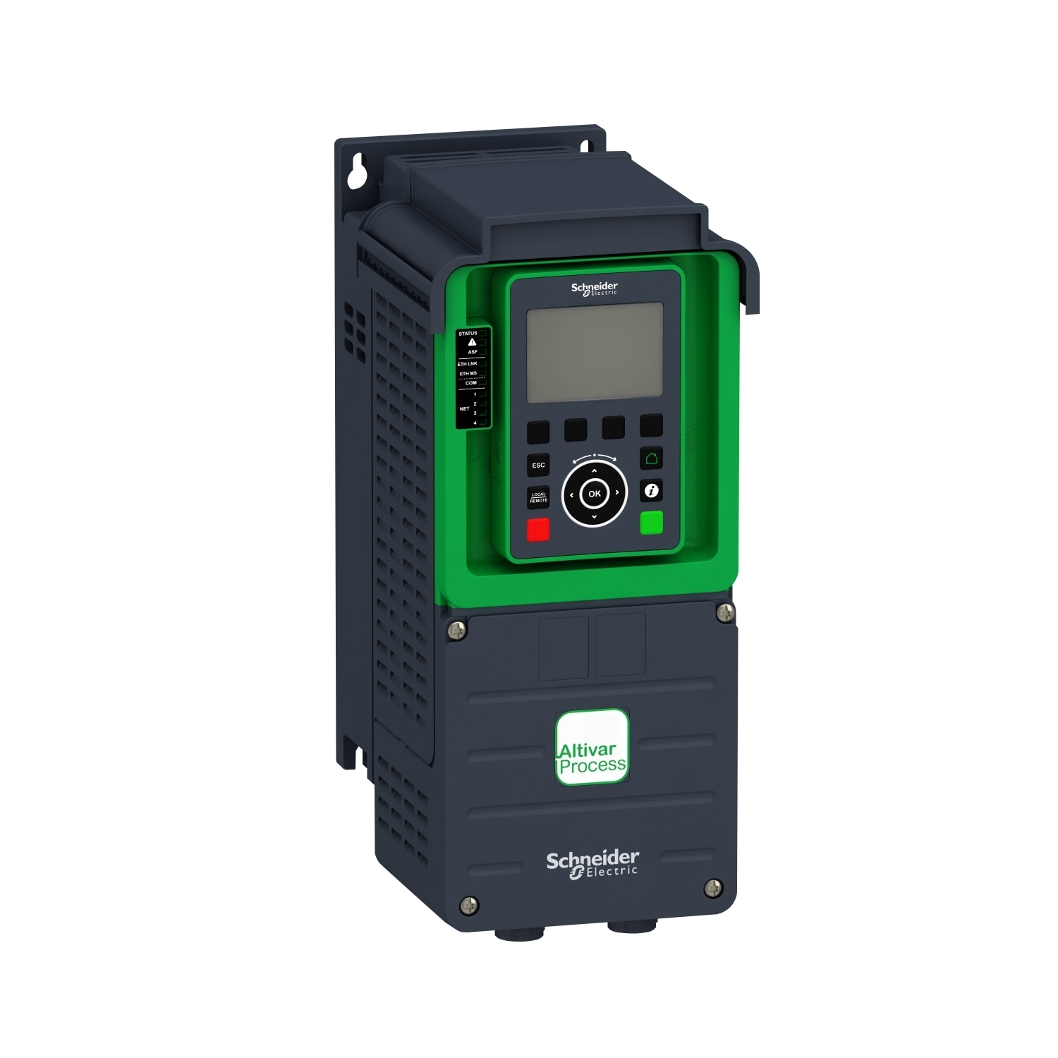 ATV630U15M3 Altivar Process ATV600 3-Phase Type 1 Standard AC Variable Speed Drive, 230 V AC, 3/3.3/5/5.9 A, 1 hp, 2 hp, 5.67 in W x 7.99 in D