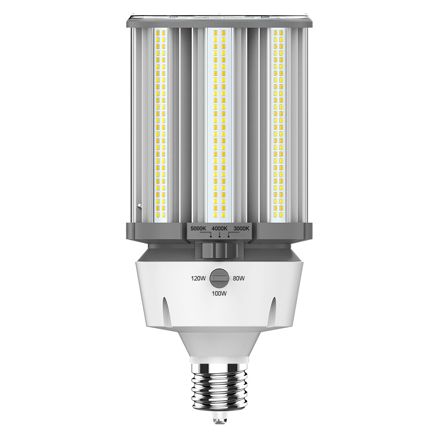 HIDFA-120S-EX39-8CCT-BYP/5SP HIDFA Type B Retrofit Lamp, 120/100/80 W, 320/400/600 W Incandescent Equivalent, EX39 Lamp Base Lamp, Post Shape, 10800 to 17400 Lumens