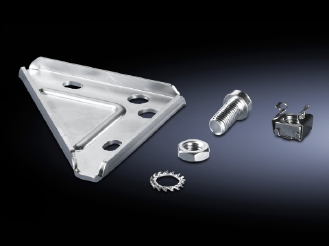 8800290 Base/Plinth Adaptor, For Use With TS 8 Series Enclosure, 6148.000, 7495.000 Model, Carbon Steel