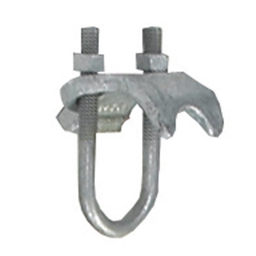 PC-400RA Right Angle Conduit K-Clamp, 4 in, For Use With EMT/IMC/Rigid Metal Conduit, Malleable Iron, Hot Dip Galvanized