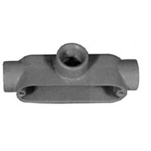 T150A Unilets Type T Conduit Outlet Body, 1-1/2 in Hub, Form 85 Form, 35 cu-in Capacity, Pressure Cast Aluminum, Epoxy Powder Coated