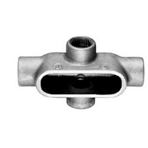 X67 Unilets Type X Conduit Outlet Body, 2 in Hub, Form 7, 50 cu-in, Grayloy Iron, Triple Coated