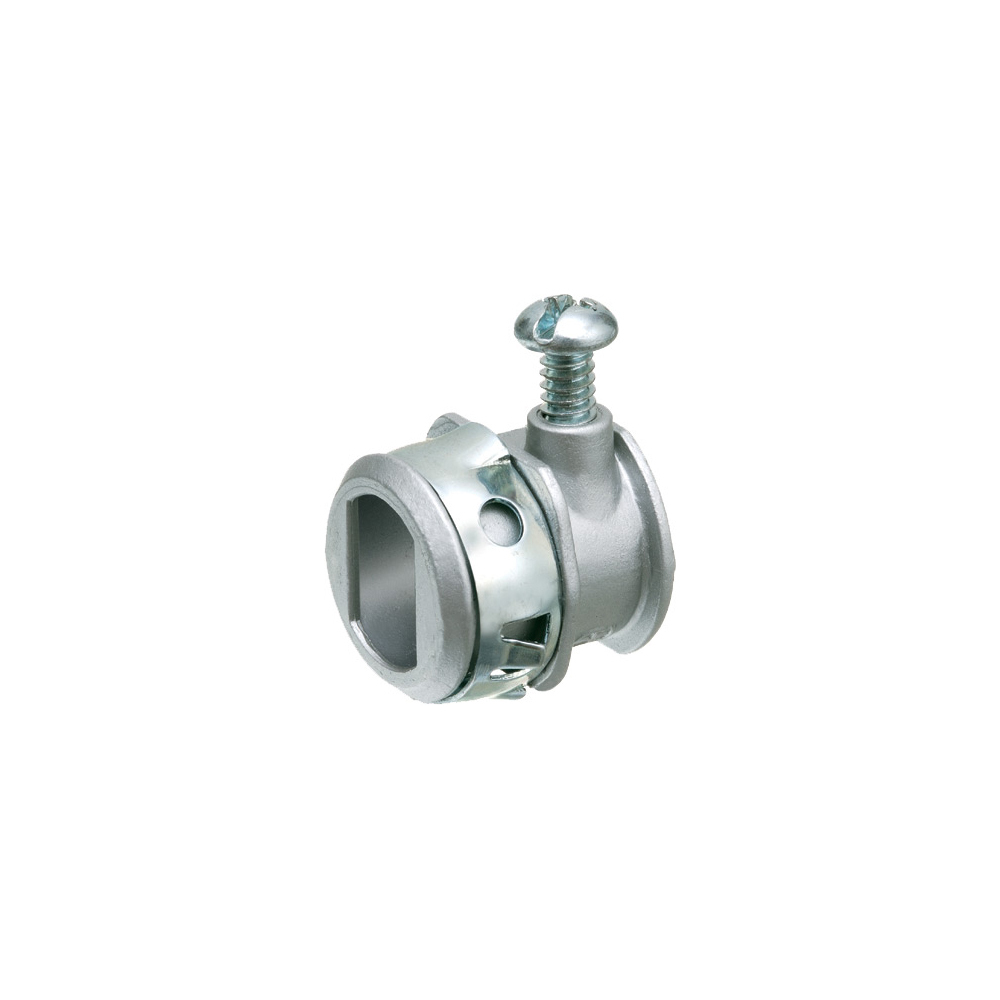 845ST Snap-Tite Cable Connector With Spring Steel Clip, 3/8 in Trade, 1/2 in Knockout, 0.445 to 0.63 in Cable Openings, Die Cast Zinc