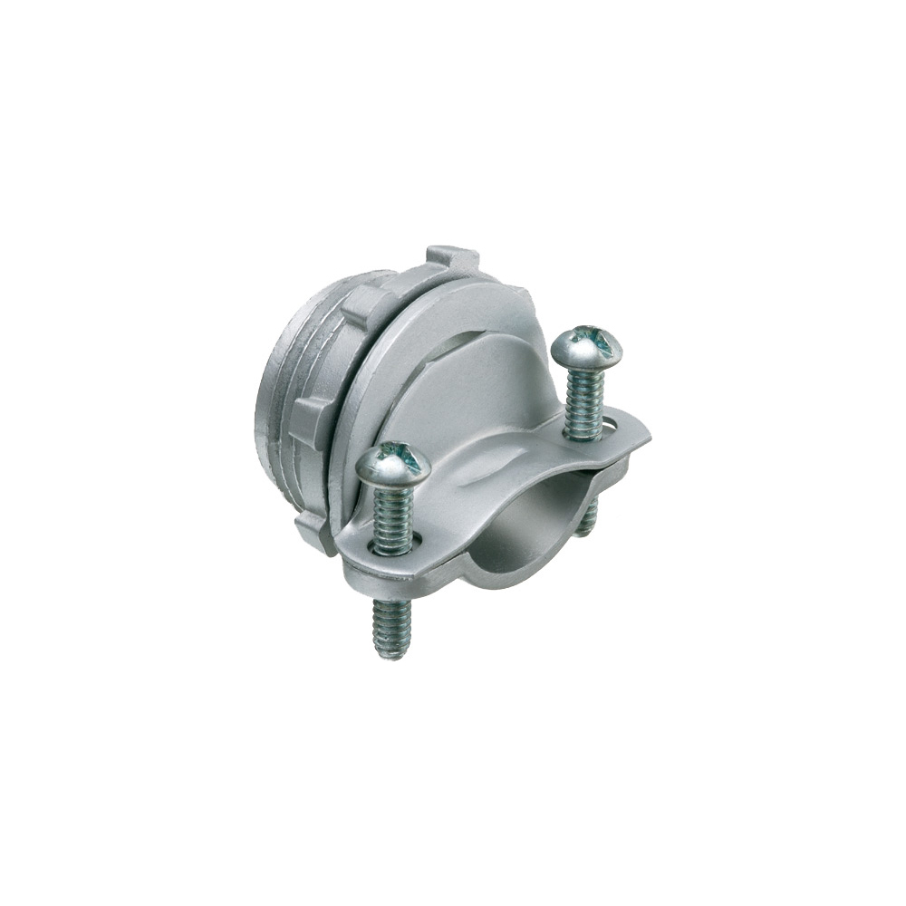 Zinc die-cast, 1-1/2" service entrance round cable connector
