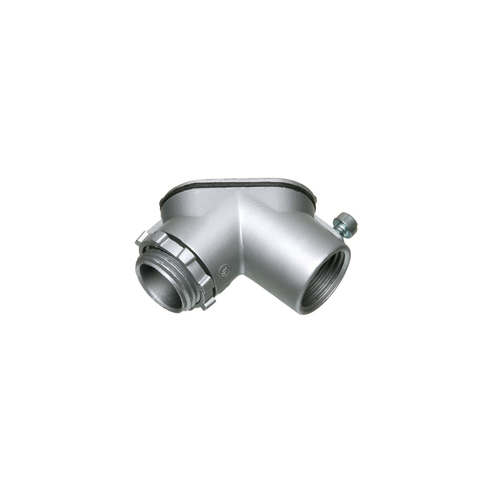 9100 Combination Conduit Pulling Elbow With Cover and Gasket, 1/2 in Trade, 90 deg, Zinc