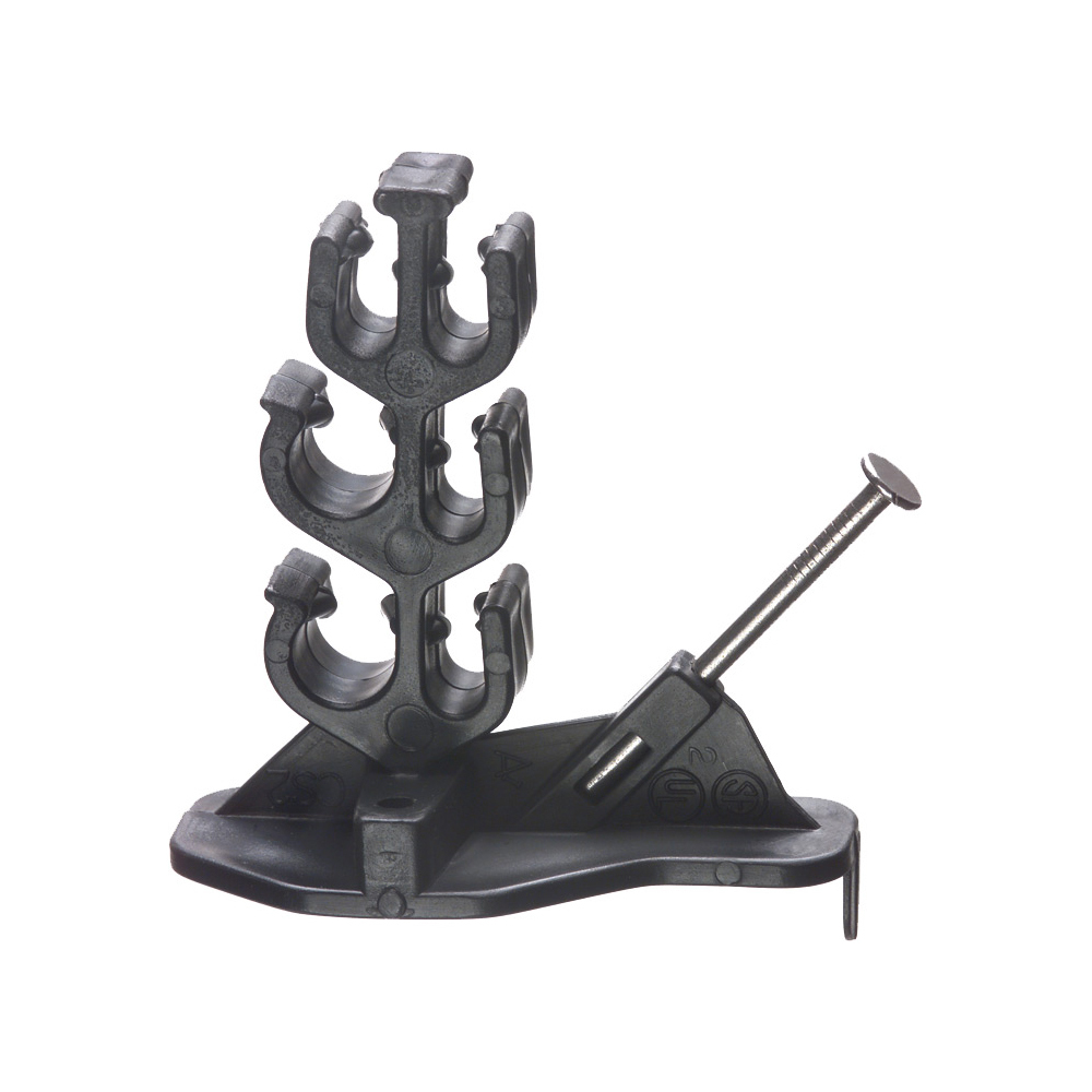 CS20BAG Nail-In Cable Support, (4) 14/2 to 10/2 AWG, Fastened Mount