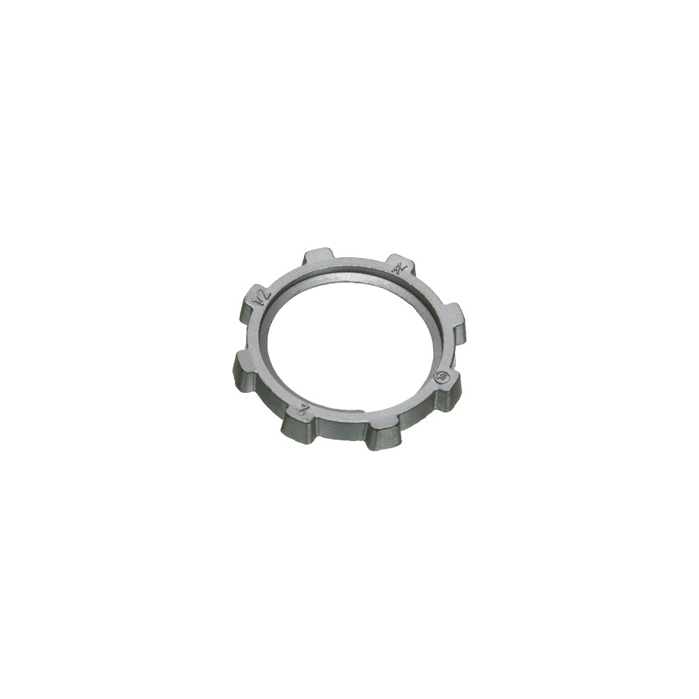 DLN3 Conduit Locknut With Cast Thread, 1 in, For Use With IMC/Rigid Conduit, Die Cast Zinc