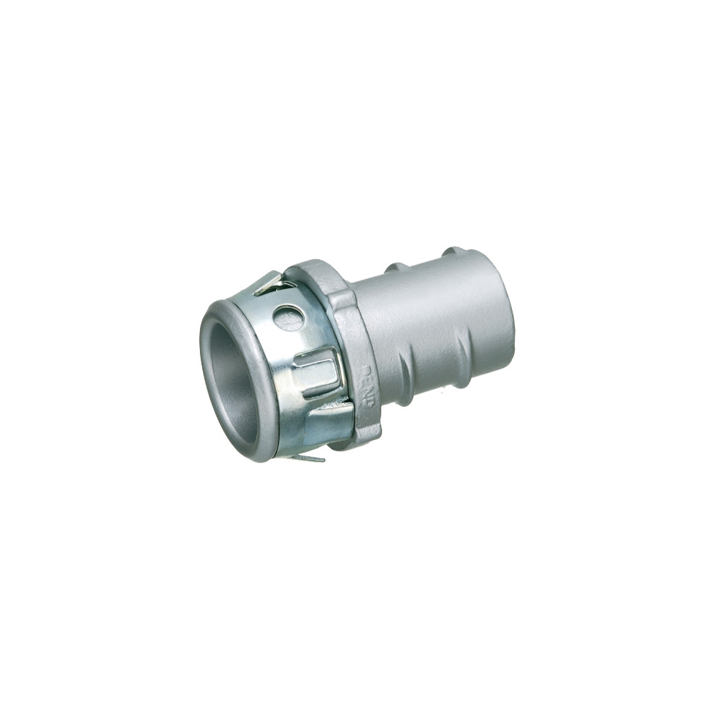 GF75ST Snap-Tite Screw-In Connector With Spring Steel Clip, 3/4 in Trade, For Use With Aluminum/Steel AC/MC/Flexible Metal Conduit, Die Cast Zinc