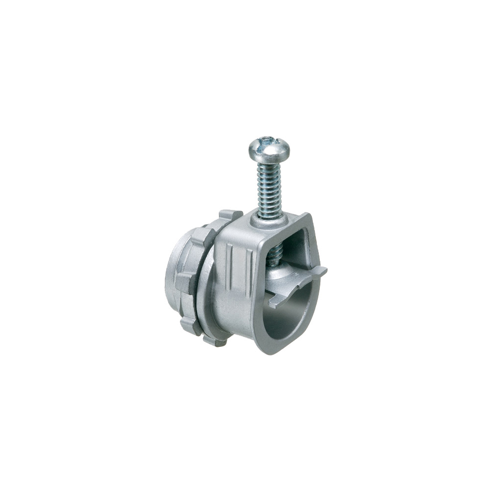 L19 Cable Connector, 1 in Trade, 1/2 in Knockout, 1.1 to 1.4 in Cable Openings, Die Cast Zinc