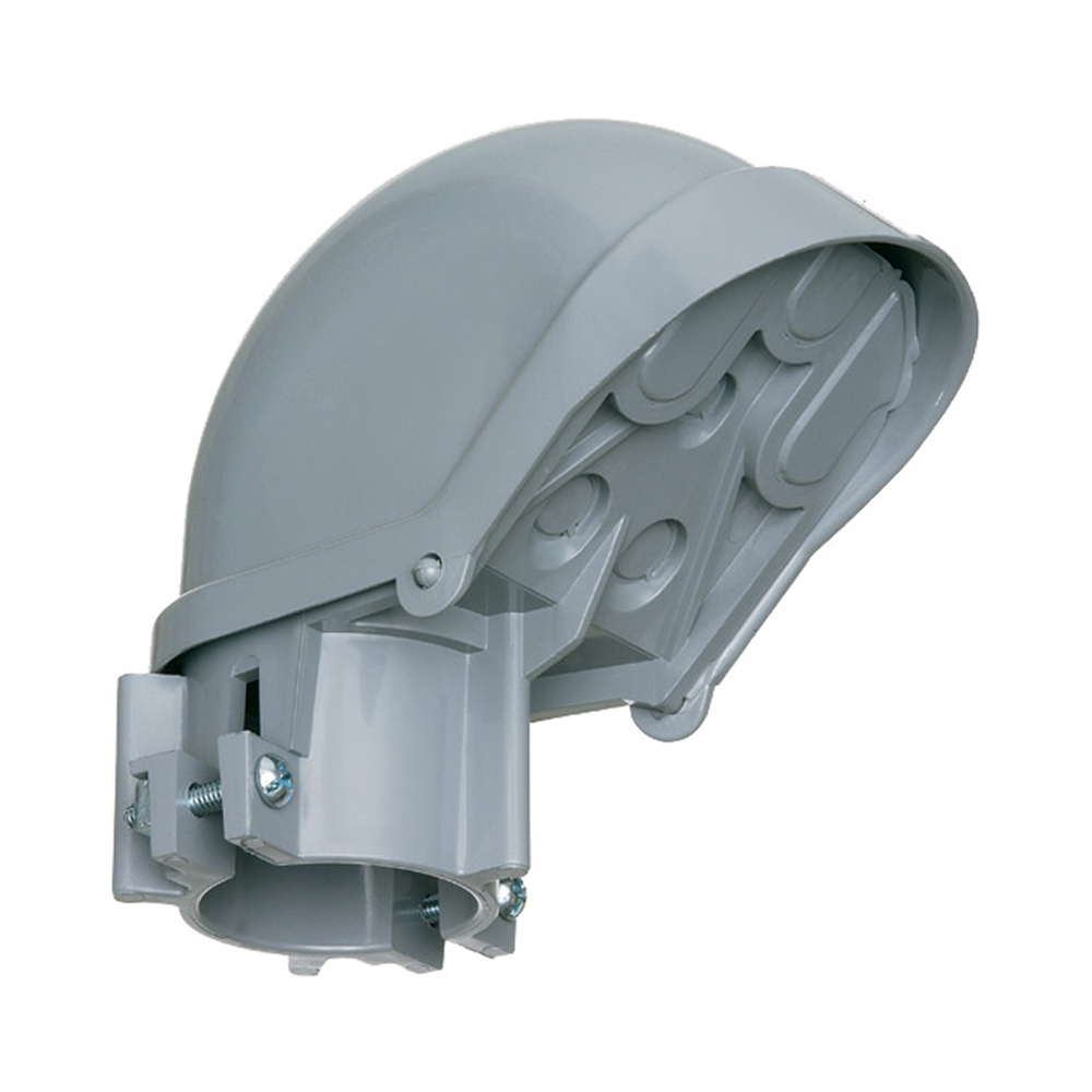 PVC129 Entrance Cap, 2-1/2 x 2 in, (3) (1) 0.562 in, (2) 0.75 in Hole, For Use With EMT/IMC/Rigid PVC Conduit, PVC