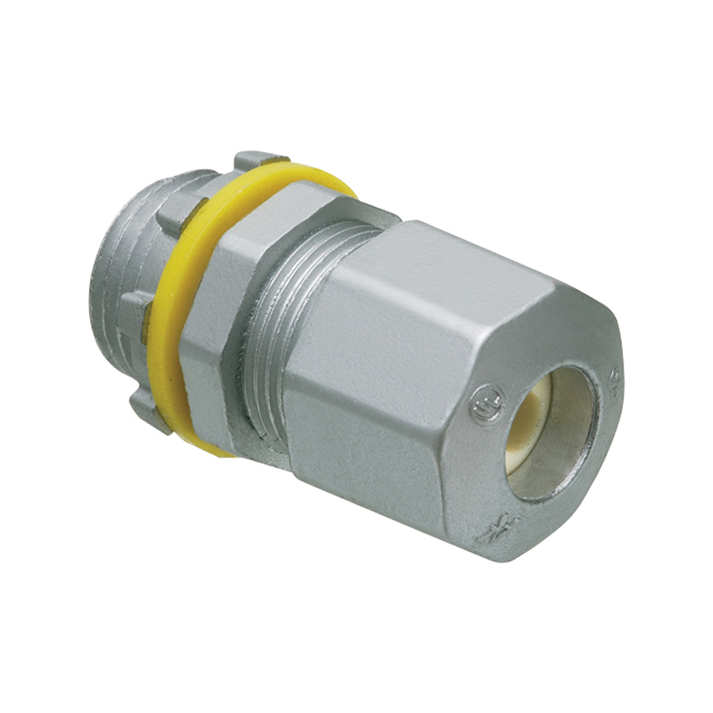 UF50 Compression UF Connector, 1/2 in Trade, Die Cast Zinc