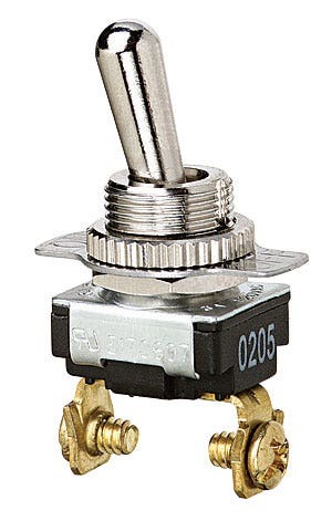 774017 Buchanan Light/Medium Duty Toggle Switch, 120/240 V AC, 6/3 A, On-Off SPST Contact
