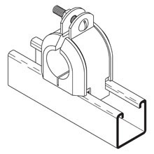 B4060ZN Insulclamp 2-Piece Cable Clamp, 3/8 in Conduit, 3/8 in OD, Thermoplastic Elastomer