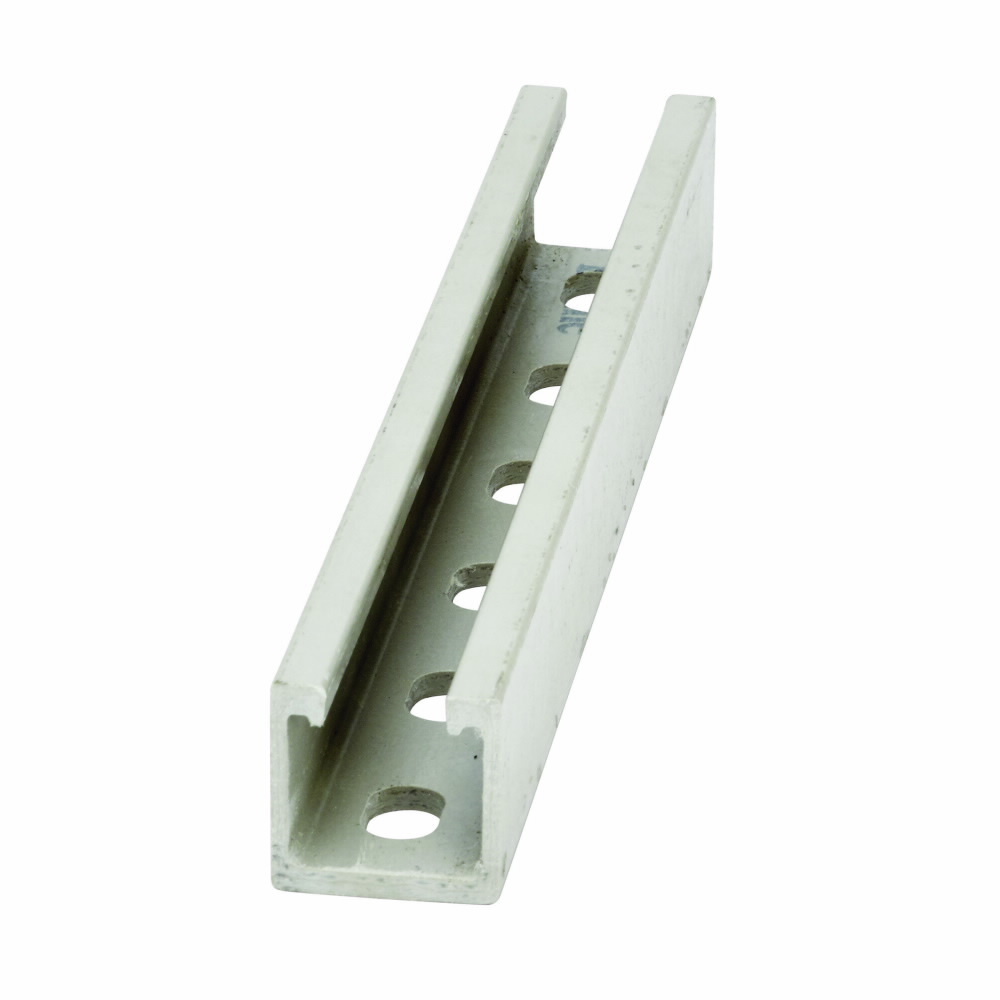 BFV22SH-120 Slotted Single Strut Channel, 120 in L 1-5/8 in W 1-5/8 in D 1/4 in THK, Vinyl Ester Resin, Fiberglass, Domestic