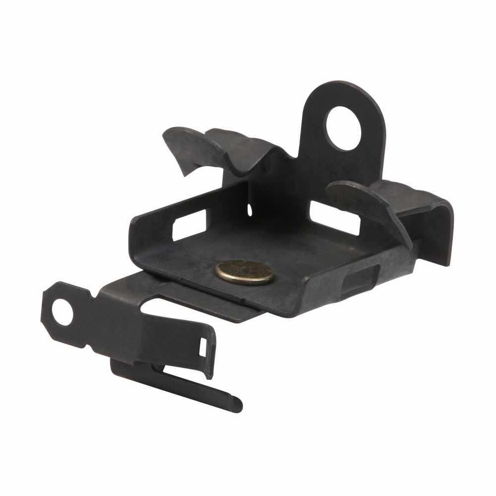 BX4-U-5-8 Flexible Cable to Beam Fastener, 14 to 10 AWG Cable, 5/16 to 1/2 in Flange, High Carbon Steel
