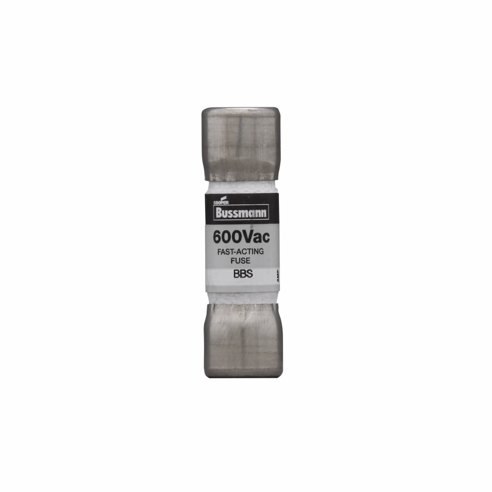 BBS-1-1/2 Fast Acting Midget Fuse, 1.5 A, 600 V AC, 10000 A Interrupt, Class: Supplemental, Cartridge Body