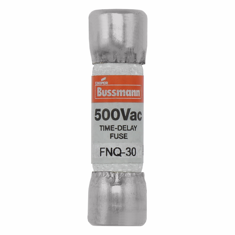 FNQ-3 Tron Time Delay Midget Fuse, 3 A, 500 V AC, 10000 A Interrupt, Class: Supplemental, Cartridge Body