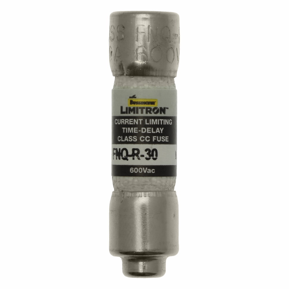 FNQ-R-3-1/2 CC-Tron Current Limiting Time Delay Fuse, 3.5 A, 600 V, 200 kAIC Interrupt, CC Class, Cylindrical Body