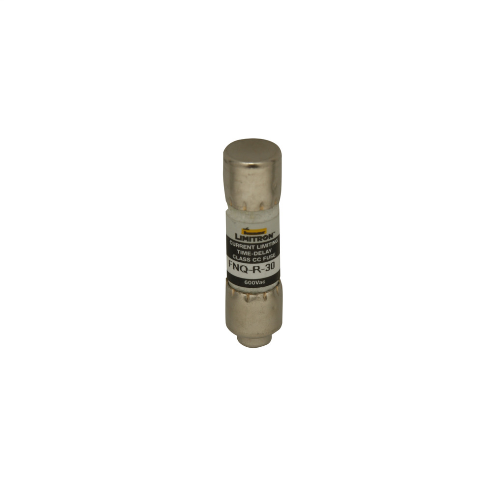 FNQ-R-4/10 CC-Tron Current Limiting Time Delay Fuse, 0.4 A, 600 V, 200 kAIC Interrupt, CC Class, Cylindrical Body