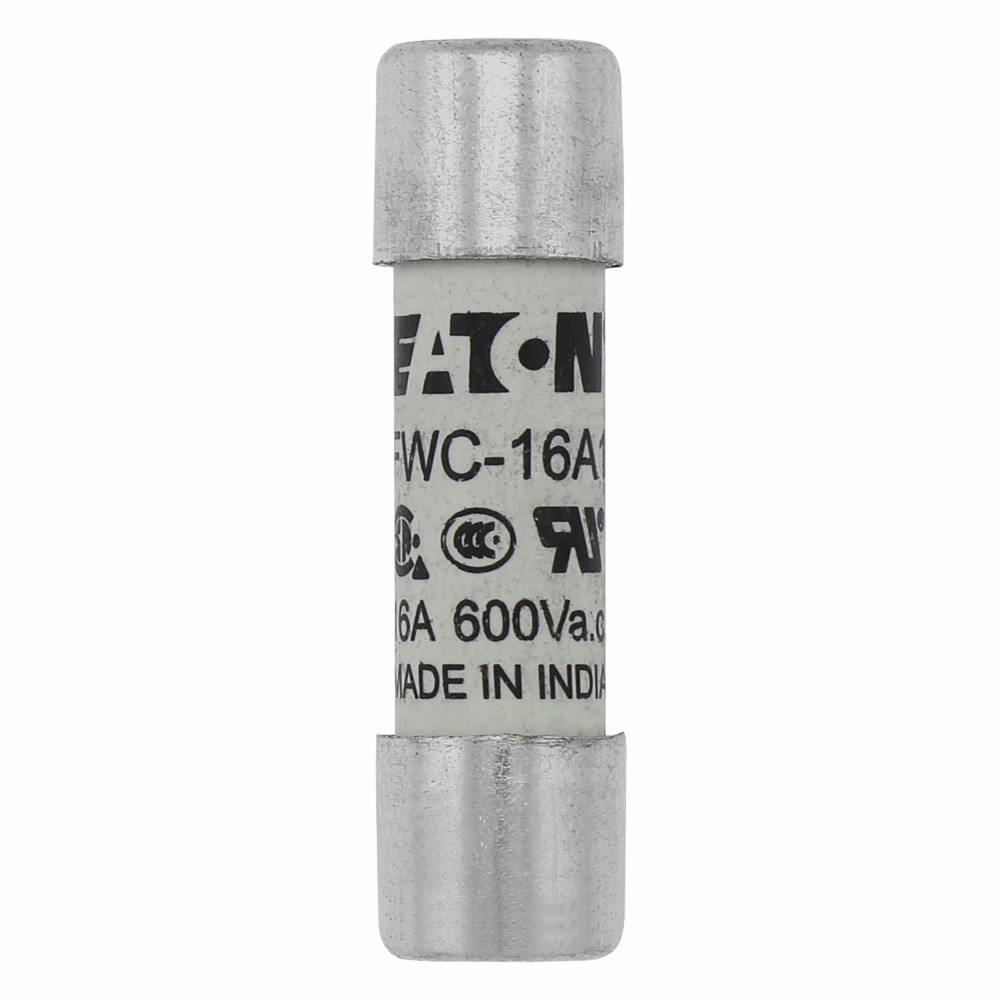 FWC-16A10F Fast Acting High Speed Fuse, 16 A, 600 V AC, 50 kA Interrupt, Class: aR, Cylindrical Body