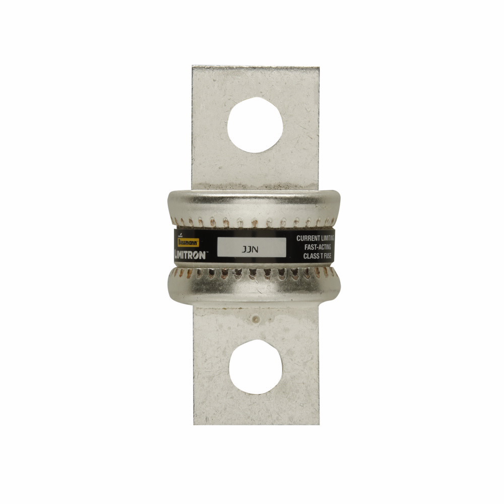 Eaton Bussmann series JJN fuse, Current-limiting very fast acting fuse, VFD line protection, 400 A, Class T, Non-indicating, Bolted blade end x bolted blade end, 20 kAIC at 160 Vdc,200 kAIC at 300 V, Standard, 1, 300 V, 160 Vdc